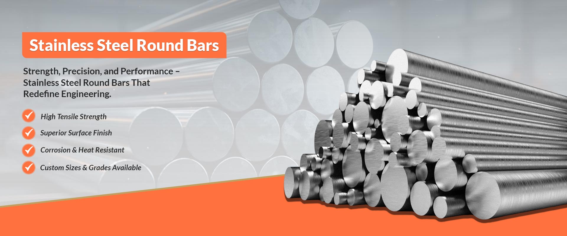 Stainless Steel Round Bars Exporters & Suppliers in India | Shubham Metals Bangalore