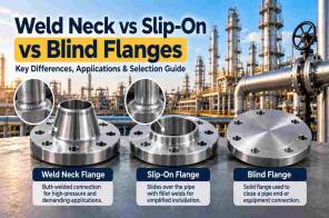 What Is the Difference Between Weld Neck, Slip-On, and Blind Flanges?