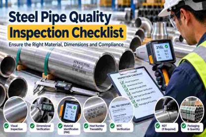 What Quality Checks Should You Perform Before Accepting Industrial Steel Pipes and Fittings? | Technical Insights by Shubham Metals Bangalore